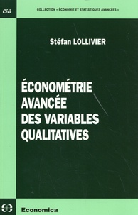 Stéfan Lollivier - Econométrie avancée des variables qualitatives.