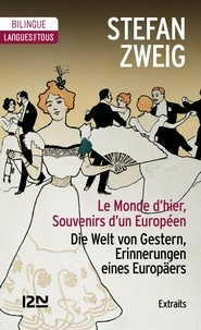 Stefan Zweig - Le monde d'hier, Souvenirs d'un Européen (extraits).