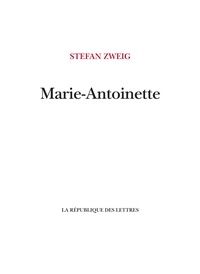 Téléchargez des livres gratuits au format pdf Marie-Antoinette 