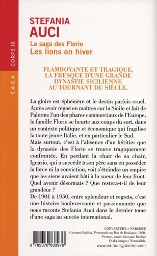 La saga des Florio Tome 3 Les lions en hiver - Edition en gros caractères