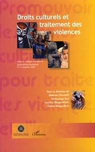 Stefania Gandolfi et Abdoulaye Sow - Droits culturels et traitement des violences.