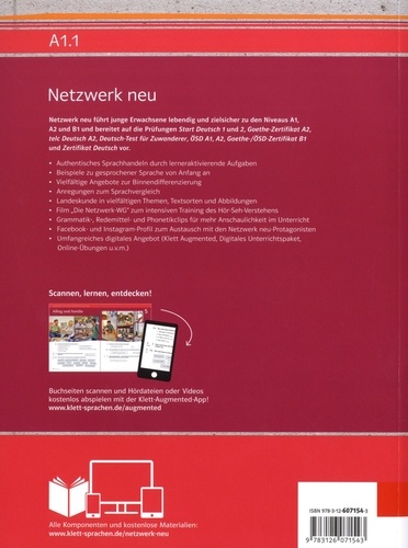 Netzwerk neu A1.1. Kurs- und Ubungsbuch