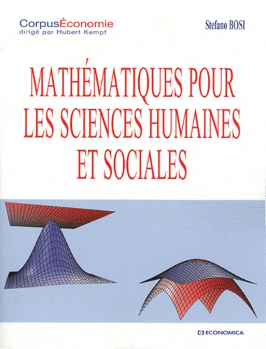 Stefano Bosi - Mathématiques pour les sciences humaines et sociales.