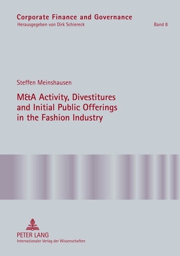 Steffen Meinshausen - M&A Activity, Divestitures and Initial Public Offerings in the Fashion Industry.