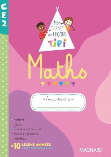 Stella Piazza d'Olmo - Maths CE2 - Mon carnet de leçons Tipi.