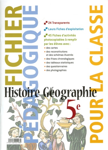 Stéphan Arias et Eric Chaudron - Histoire Géographie 5e - Fichier pédagogique pour la classe.