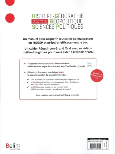 Histoire-Géographie Géopolitique Sciences Politiques Tle Enseignement de spécialité Anne Doustaly. Enseignement de spécialité  Edition 2020