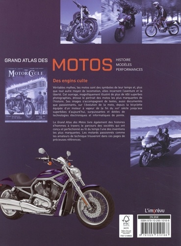 Grand Atlas des motos. Histoire - Modèles - Performances