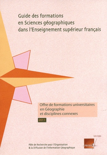 Stéphan Golcberg - Guide des formations en Sciences géographiques dans l'Enseignement supérieur français.