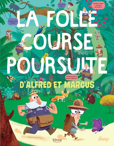 couverture de : La folle course-poursuite d'Alfred et Marcus