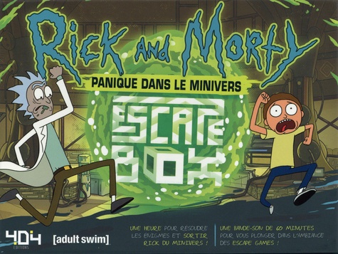 Stéphane Anquetil - Escape box Rick et Morty - Panique dans le Minivers. Avec 40 cartes, 1 poster.