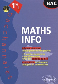 Stéphane Argouin - Maths-Info 1e L - Enseignement obligatoire.