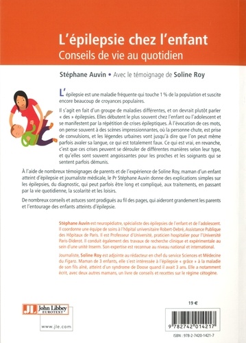 L'épilepsie chez l'enfant. Conseils de vie au quotidien