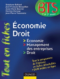 Stéphane Balland et Jean-François Bocquillon - Economie-Droit en fiches.