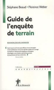 Kindle ebook téléchargements gratuits en ligne Guide de l'enquête de terrain  - Produire et analyser des données ethnographiques in French
