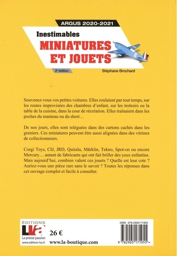 Inestimables miniatures et jouets. Argus 2020-2021 2e édition