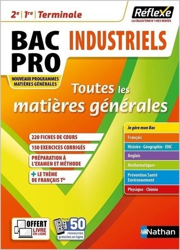 Toutes les matières générales Bac Pro Industriels 2e, 1re, Tle  Edition 2021