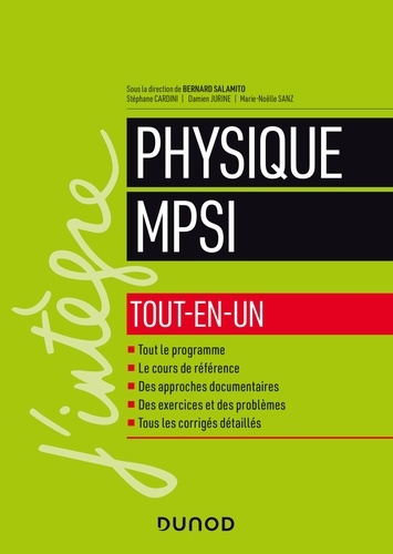 Bernard Salamito et Stéphane Cardini - Physique tout-en-un MPSI 3e éd..