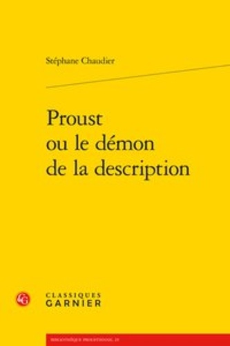 Proust ou le démon de la description