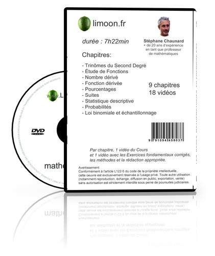 Les bases mathématiques en 1e ES L. Soutien scolaire en vidéos - Maths 1e ES et L  Edition 2016