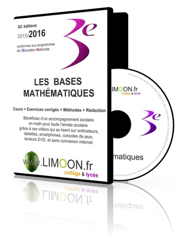 Les bases mathématiques en 3e. Soutien scolaire en vidéos - Maths brevet 3e  Edition 2016