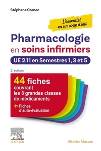 Stéphane Cornec - Pharmacologie en soins infirmiers - UE 2.11 en Semestres 1, 3 et 5.