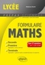 Stéphane Daniel - Formulaire Lycée Mathématiques.