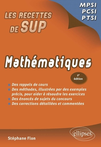 Mathématiques. MPSI-PCSI-PTSI 2e édition