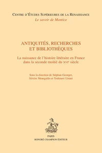 Antiquités, recherches et bibliothèques