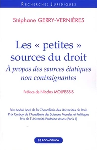 Les "petites" sources du droit