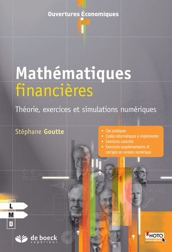 Mathématiques financières. Théorie, exercices et simulations numériques
