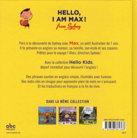 Hello, I am Max! from Sydney  avec 1 CD audio