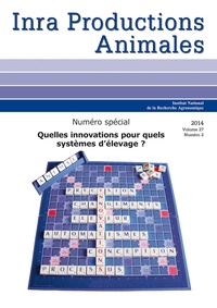 Stéphane Ingrand et René Baumont - INRA Productions Animales Volume 27 N° 2/2014 : Quelles innovations pour quels systèmes d'élevage ?.