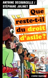 Que Reste-T-Il Du Droit D'Asile ?