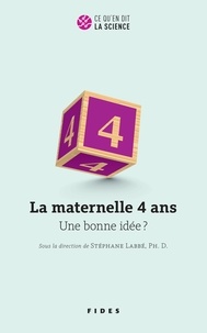 Téléchargements gratuits de livres audio pour ipod La maternelle 4 ans  - Une bonne idée? 9782762143539 par Stéphane Labbe