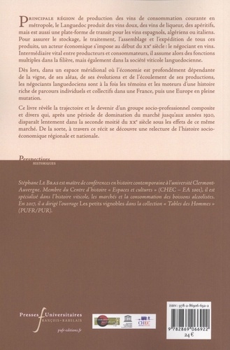 Le négoce des vins en Languedoc. L'emprise du marché, 1900-1970