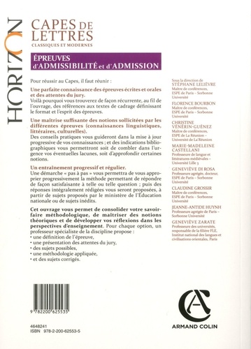 CAPES de Lettres classiques et modernes - Toutes... de Stéphane Lelièvre -  Grand Format - Livre - Decitre
