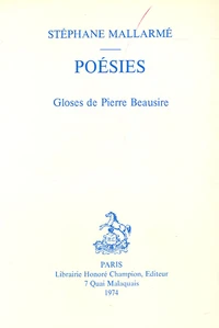 Poésies