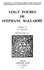 Vingt poèmes de Stéphane Mallarmé