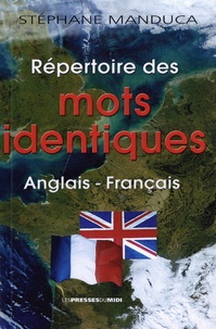 Stéphane Manduca - Répertoire des mots identiques.