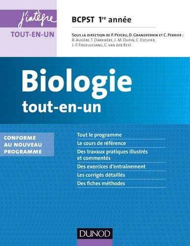 Stéphane Maury - Biologie tout-en-un BCPST 1re année - 3e éd. - Conforme au nouveau programme.