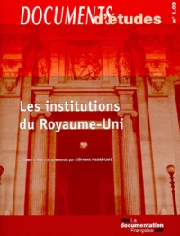 Les institutions du Royaume-Uni