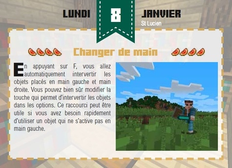 Une année avec Minecraft  Edition 2018