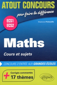 Stéphane Préteseille - Maths ECS1 ECS2 - Cours et sujets.