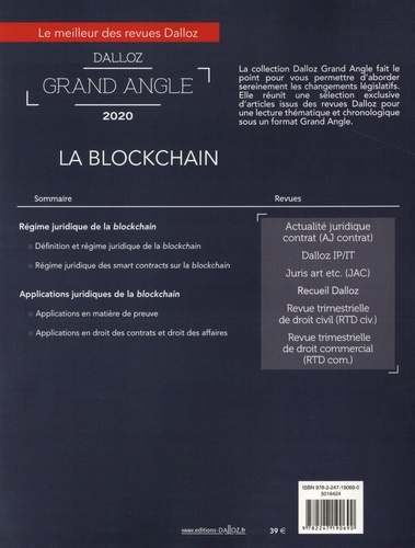 La Blockchain  Edition 2020