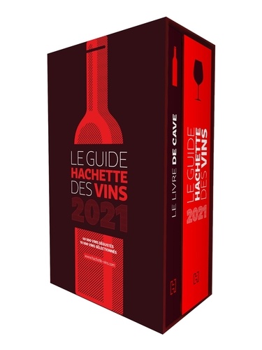 Coffret Le guide Hachette des vins. Contient : Le guide Hachette des vins et Le livre de cave  Edition 2021
