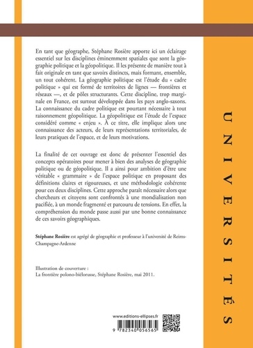 Géographie politique et géopolitique. Une grammaire de l'espace politique 3e édition