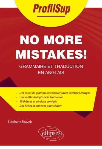 No more mistakes!. Grammaire et traduction en anglais