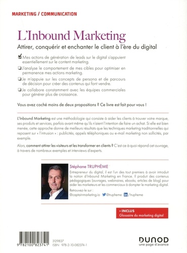 L'inbound marketing. Attirer, conquérir et enchanter le client à l'ère du digital 2e édition