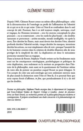 Clément Rosset, la philosophie comme anti-ontologie